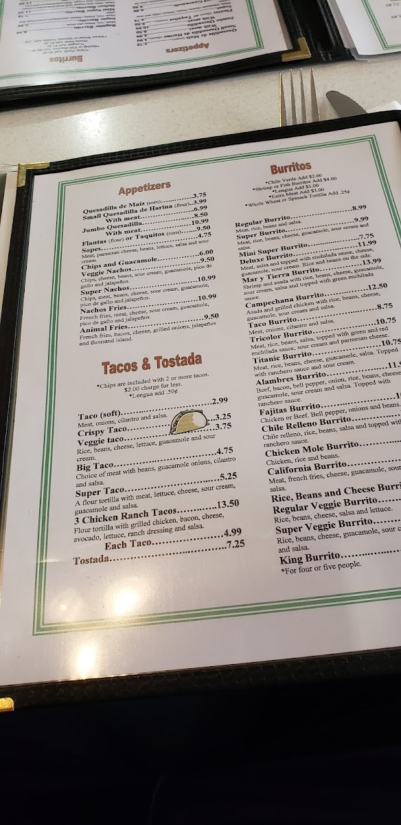 Juanita's Menu - Image 5